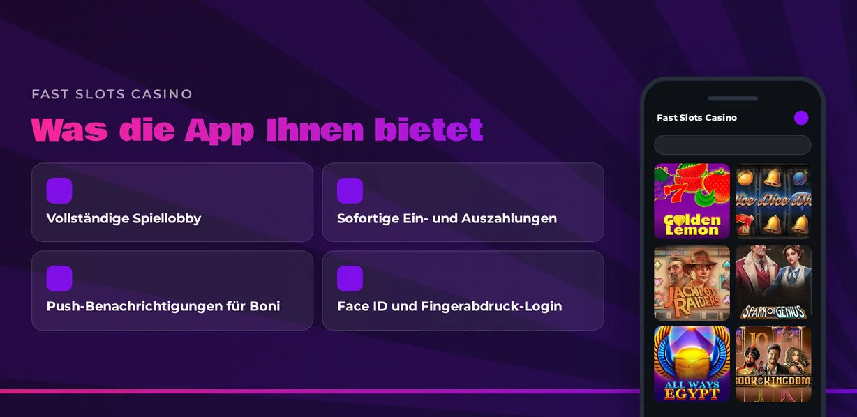 App-Funktionen entdecken